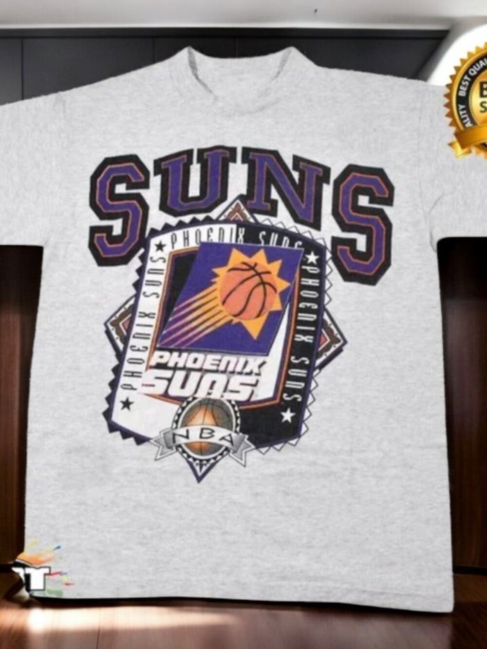 Vintage NBA Phoenix Suns Logo Shirt, American Sport Shirt, NBA All Star REPRINT